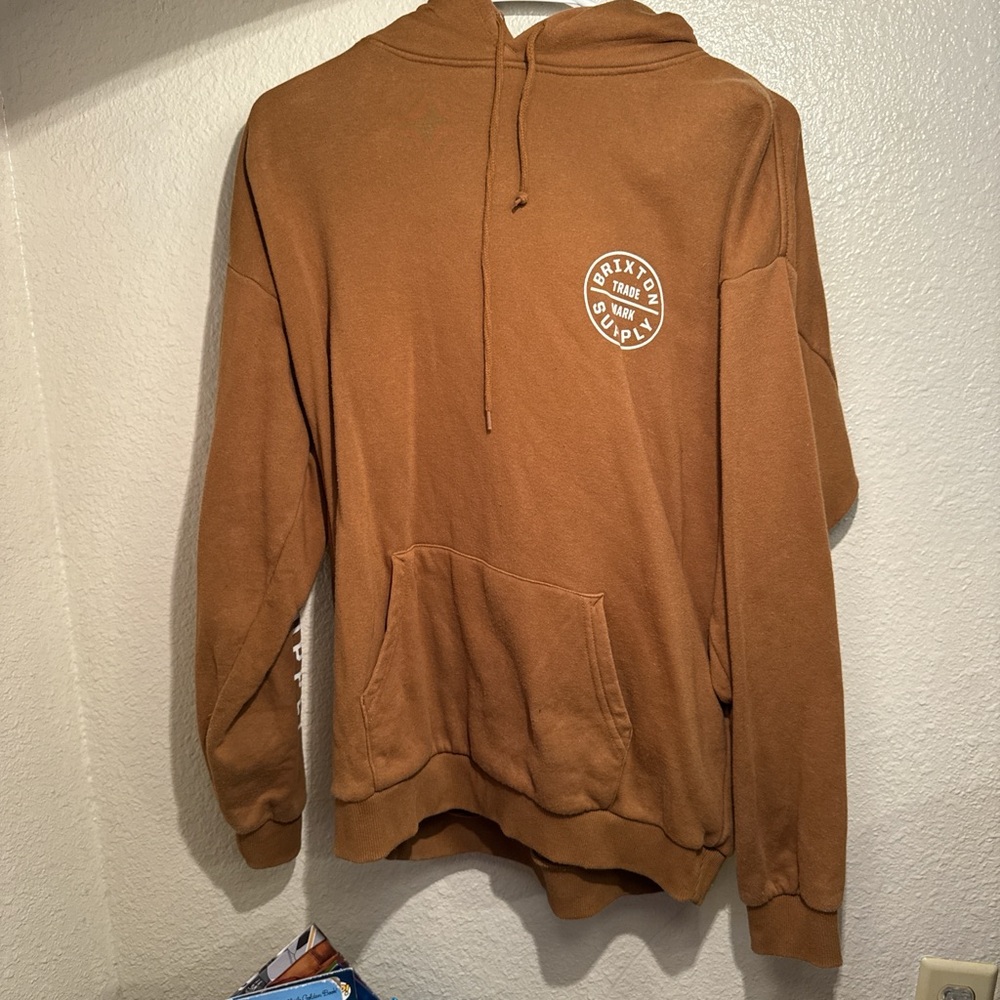 Brown Hoodie by brixton